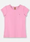 Up Baby - Blusa Infantil Básica em Cotton Rosa - variação: Rosa