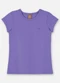 Up Baby - Blusa Infantil Básica em Cotton Rosa - variação: Roxo
