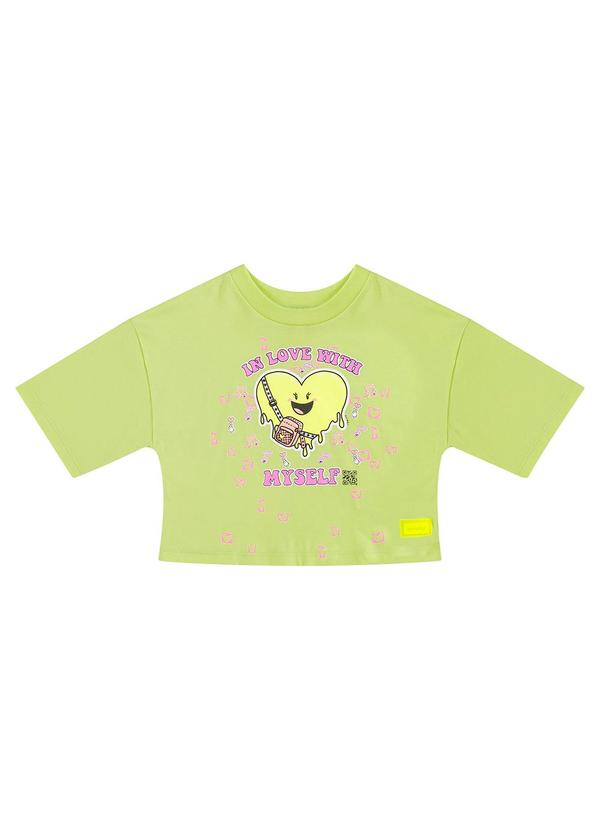 Quimby - Blusa Infantil Love With Myself Verde 3