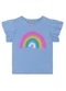Quimby - Blusa Infantil Manga Babado Azul - variação: Azul