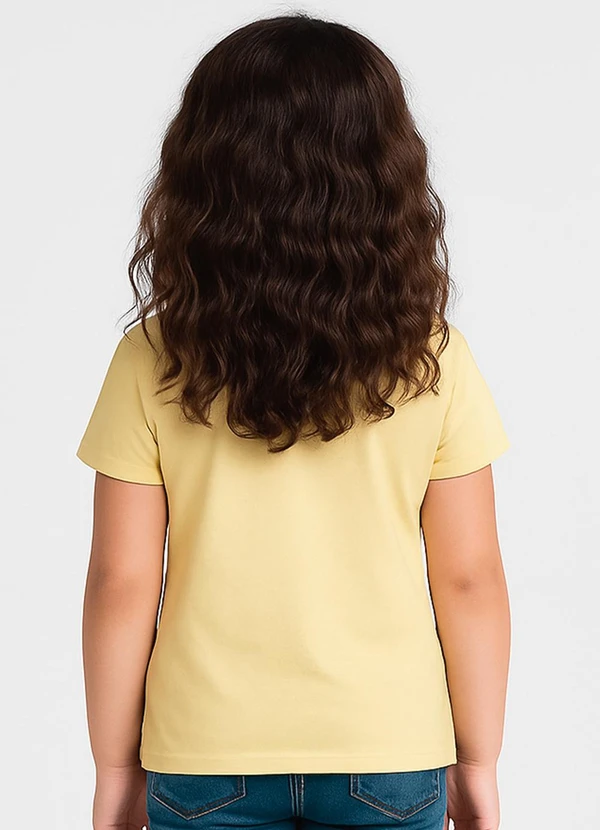 Trick Nick - Blusa Infantil Manga Curta Amarelo 2