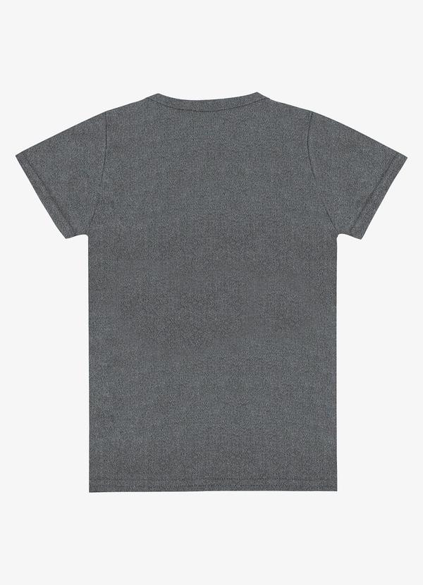 Rovitex - Blusa Infantil Manga Curta Básica Soletex Cinza 6