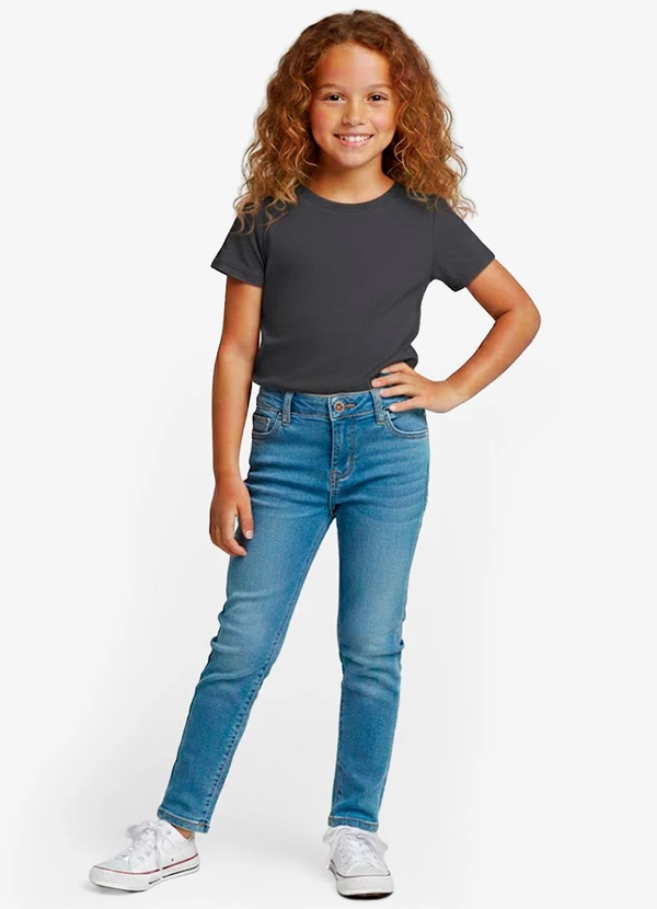 Rovitex - Blusa Infantil Manga Curta Básica Soletex Preto 3