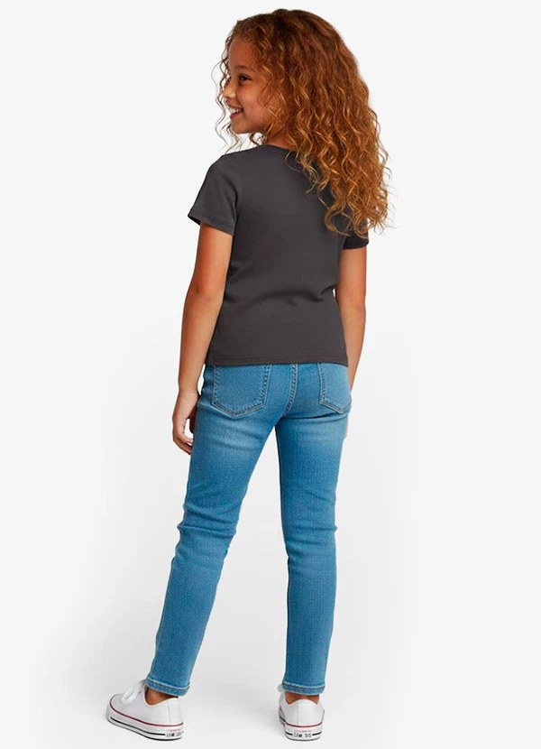 Rovitex - Blusa Infantil Manga Curta Básica Soletex Preto 4