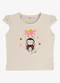 Rovi Kids - Blusa Infantil Meia Malha com Estampa Bege - variação: Bege
