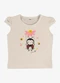 Rovi Kids - Blusa Infantil Meia Malha com Estampa Bege - variação: Bege