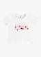 Rovi Kids - Blusa Infantil Meia Malha com Estampa Branco - variação: Branco