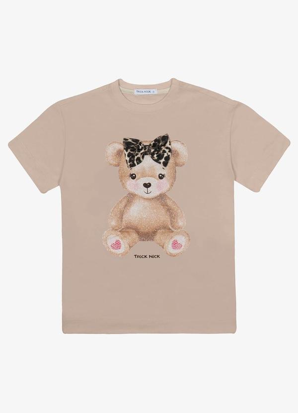 Trick Nick - Blusa Infantil Meia Malha Marrom
