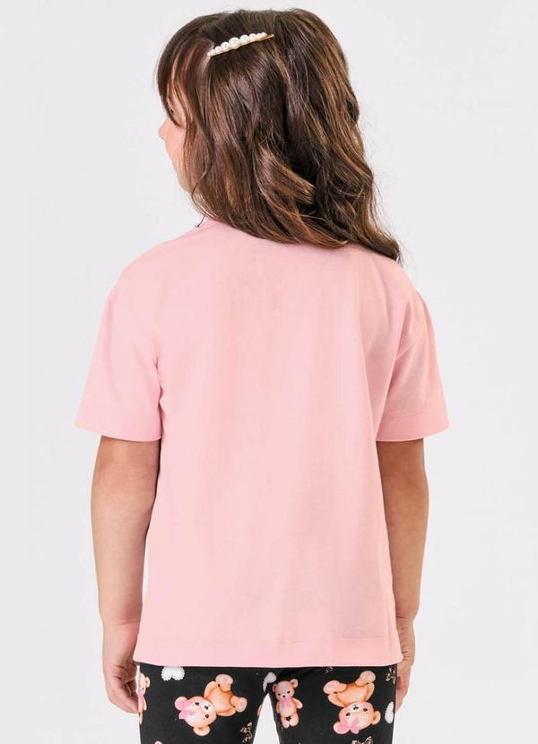 Trick Nick - Blusa Infantil Meia Malha Rosa 2