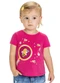 Kyly - Blusa Infantil Menina Abelhas Branco - variação: Rosa