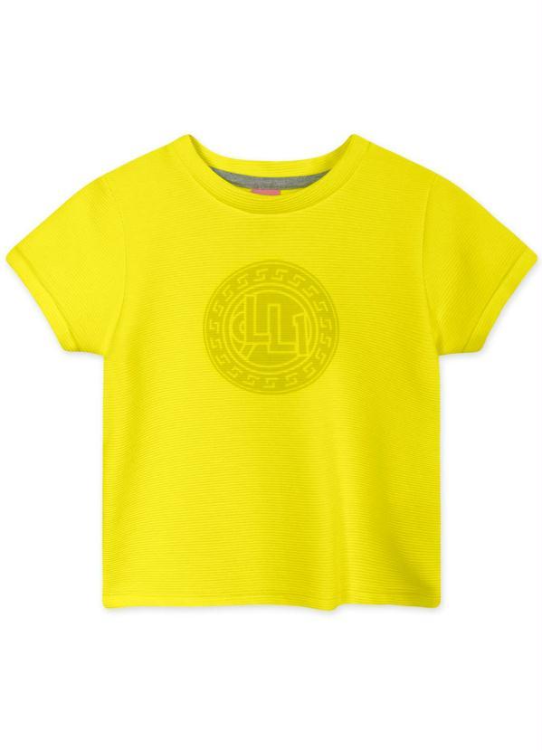Lilica Ripilica - Blusa Infantil Menina Amarelo 2