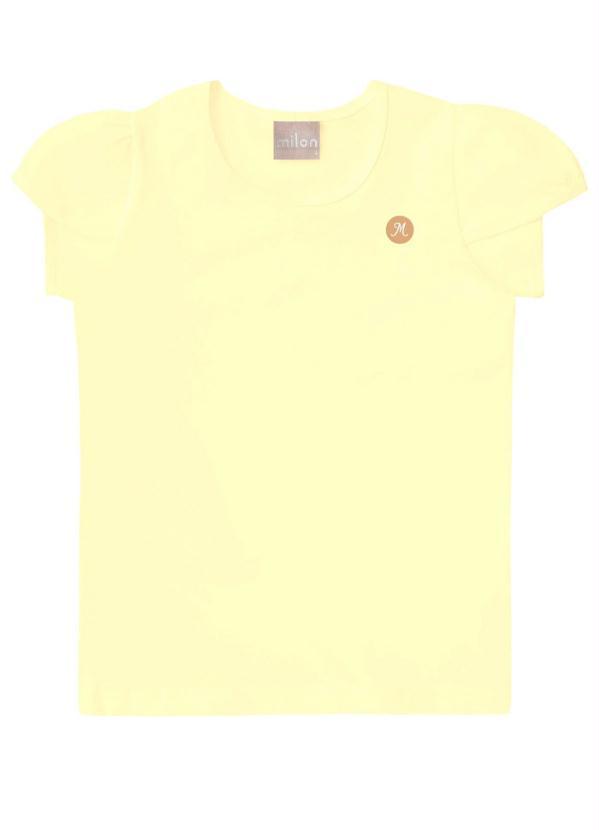 Milon - Blusa Infantil Menina Amarelo