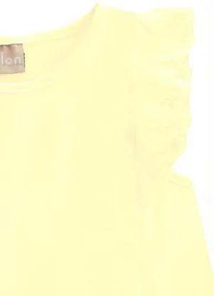 Milon - Blusa Infantil Menina Amarelo - MILON