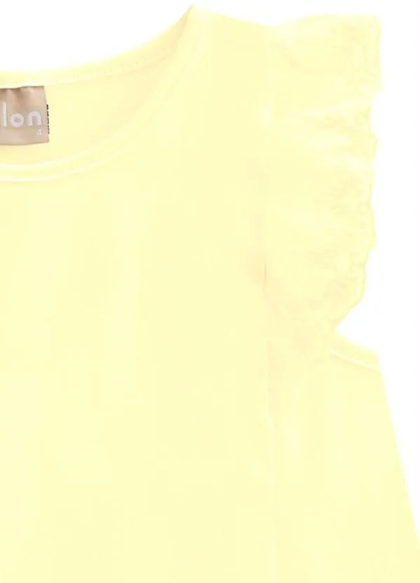 Milon - Blusa Infantil Menina Amarelo 2