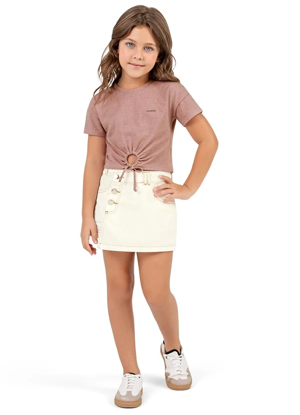 Colorittá - Blusa Infantil Menina Amarração Colorittá Rosa 2
