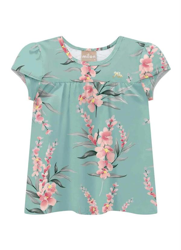 Milon - Blusa Infantil Menina Azul