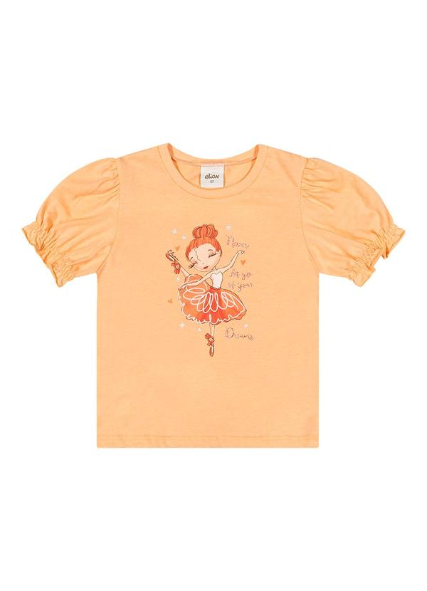 Elian - Blusa Infantil Menina Bailarina Elian Laranja 1