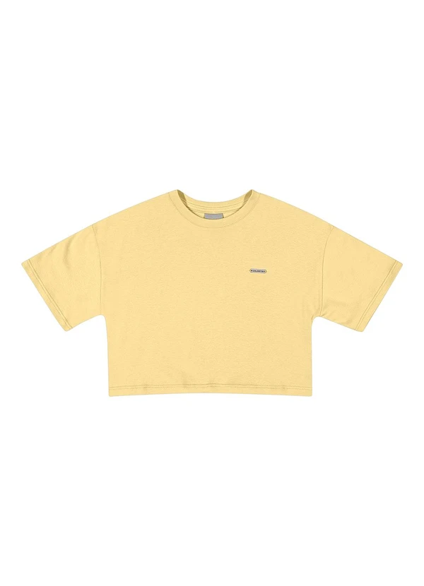 Colorittá - Blusa Infantil Menina Básica e Colorittá Amarela