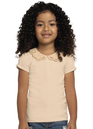 Milon - Blusa Infantil Menina Básica Laranja - MILON