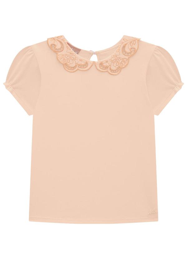 Milon - Blusa Infantil Menina Básica Laranja 3