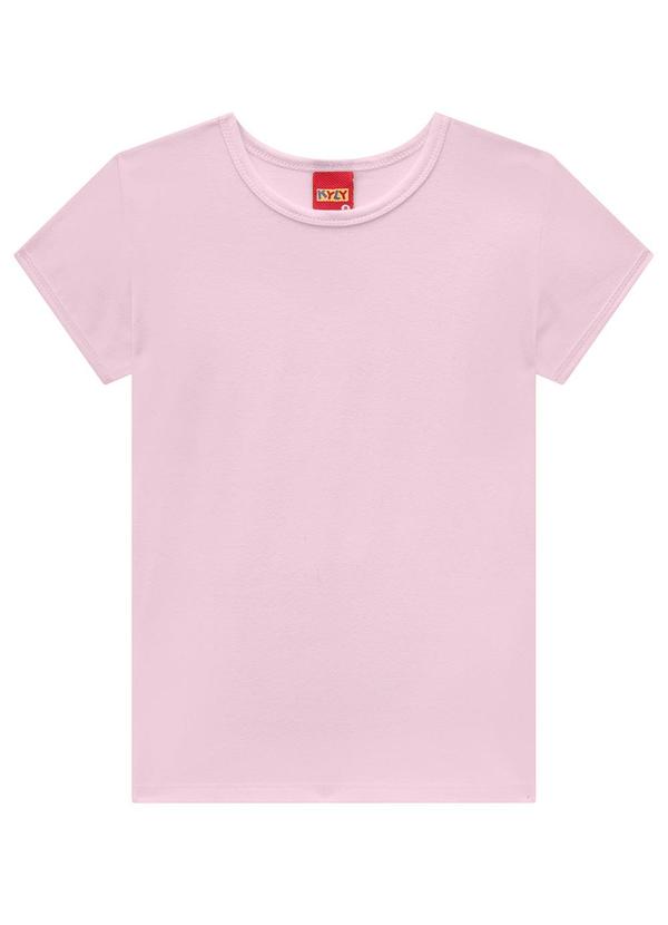 Kyly - Blusa Infantil Menina Básica Rosa