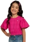 Milon - Blusa Infantil Menina Básica Laranja - variação: Rosa