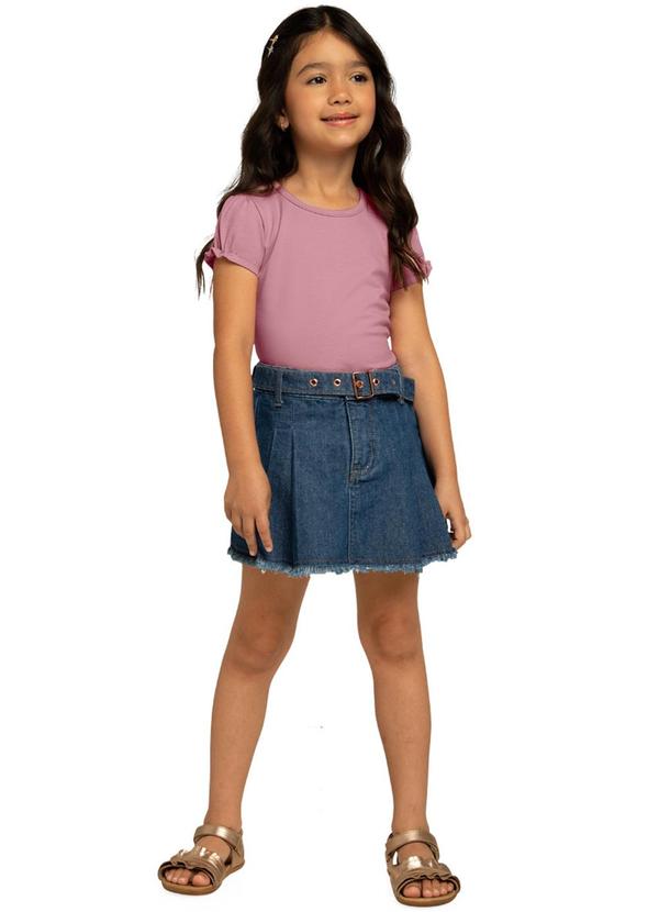 Milon - Blusa Infantil Menina Básica Rosa 2