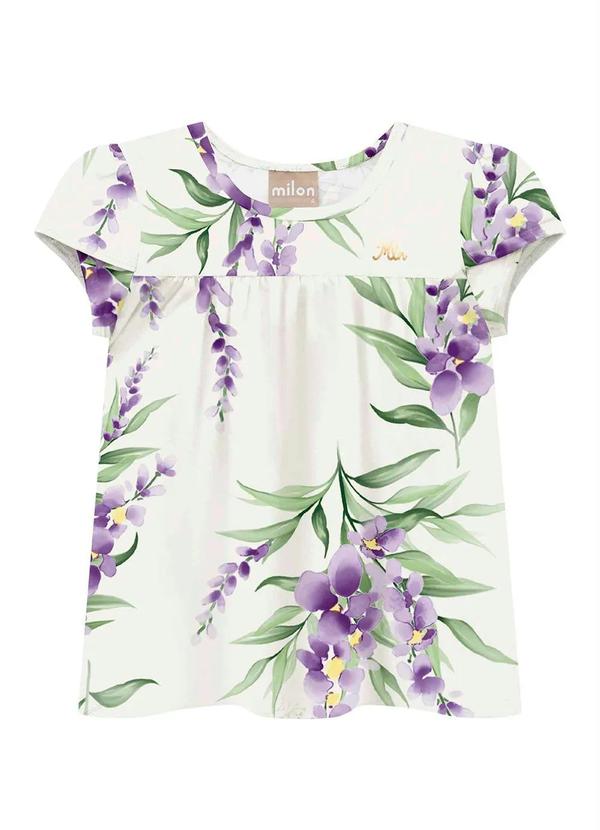 Milon - Blusa Infantil Menina Bege