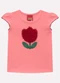 Kyly - Blusa Infantil Menina Bordada Rosa - variação: Rosa