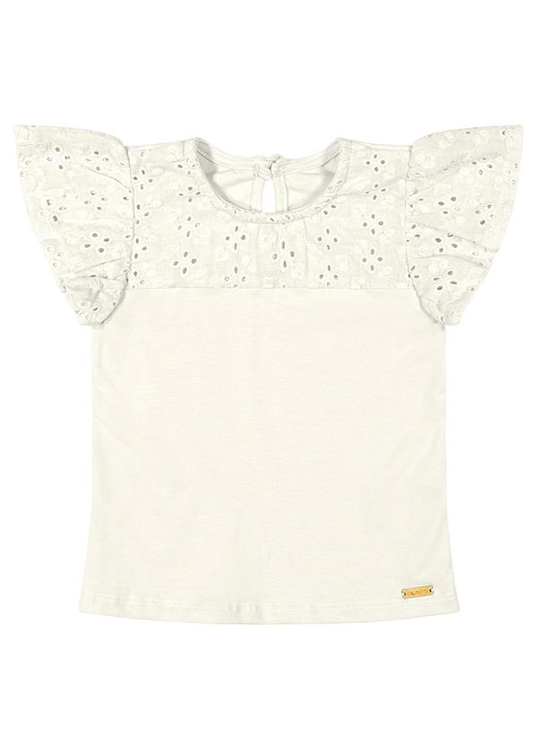 Colorittá - Blusa Infantil Menina Bordado Colorittá Bege 3