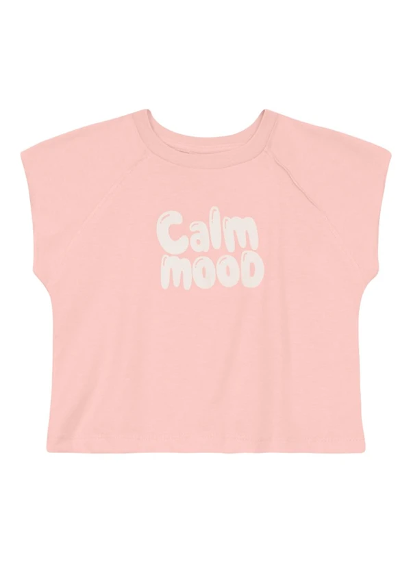 Brandili - Blusa Infantil Menina com Estampa Tropical Rosa 1