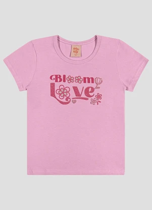Kely Kety - Blusa Infantil Menina Cotton Rosa - KELY KETY