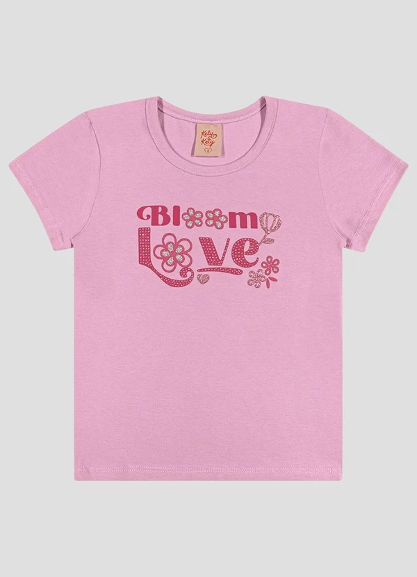 Kely Kety - Blusa Infantil Menina Cotton Rosa