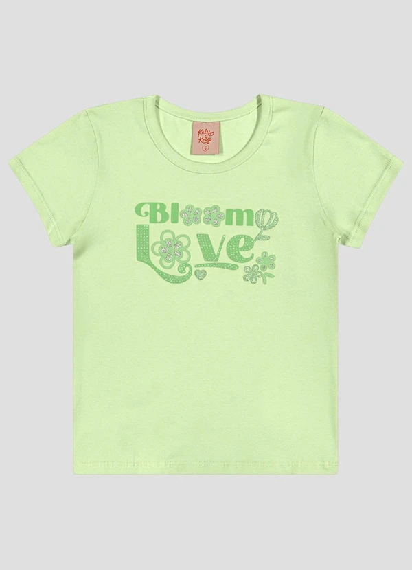 Kely Kety - Blusa Infantil Menina Cotton Verde