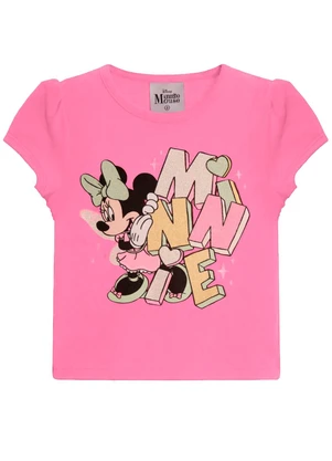 Brandili - Blusa Infantil Menina da Minnie com Glitter - BRANDILI