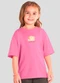 Brandili - Blusa Infantil Menina de Capivara Rosa - variação: Rosa