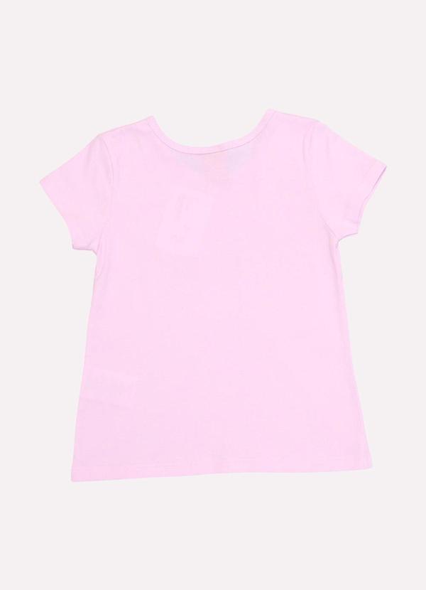 Kyly - Blusa Infantil Menina Decote Redondo Rosa 3