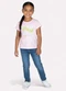 Kyly - Blusa Infantil Menina Decote Redondo Rosa - variação: Rosa
