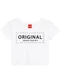Kyly - Blusa Infantil Menina Desing de Letras Branco - variação: Branco