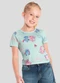 Brandili - Blusa Infantil Menina do Stitch Cropped Verde - variação: Verde