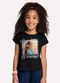 Kyly - Blusa Infantil Menina em Algodão Preto - variação: Preto