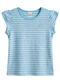 Brandili - Blusa Infantil Menina em Malha Rosa - variação: Azul