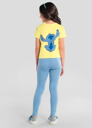 Brandili - Blusa Infantil Menina em Meia Malha Bege - BRANDILI