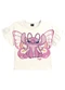 Brandili - Blusa Infantil Menina em Meia Malha Verde - variação: Bege