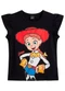 Brandili - Blusa Infantil Menina em Meia Malha Bege - variação: Preto