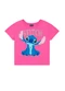 Brandili - Blusa Infantil Menina em Meia Malha Bege - variação: Rosa