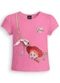 Brandili - Blusa Infantil Menina em Meia Malha Rosa - variação: Rosa