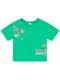 Brandili - Blusa Infantil Menina em Meia Malha Rosa - variação: Verde