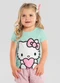 Brandili - Blusa Infantil Menina em Meia Malha Rosa - variação: Verde