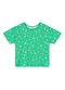 Brandili - Blusa Infantil Menina em Meia Malha Bege - variação: Verde